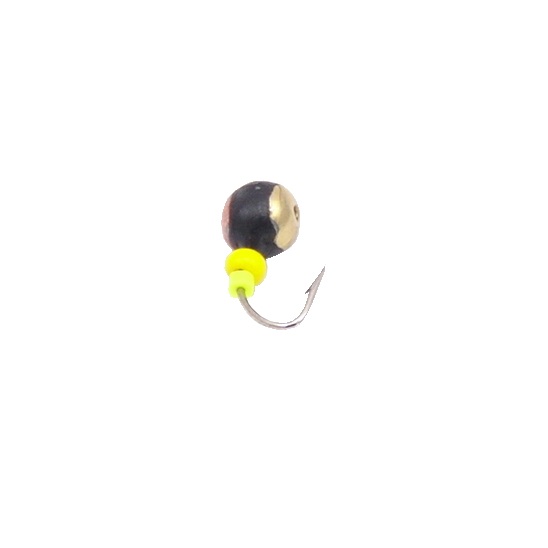 Мормышка вольфрамовая "Дробинка с двумя коронками" Олта (10 шт) (2.5мм, 0,25гр, ВМ-89 золото/медь)
