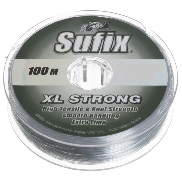 Леска Sufix XL Strong x10 (платина 100м 0.20мм 3,3кг DS1XL020011A9X)